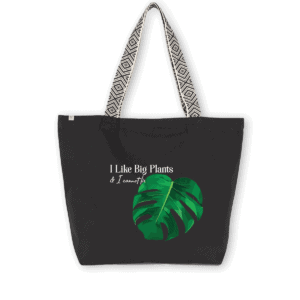 Big Plants – TOTE BAG XL - Ethnic Black