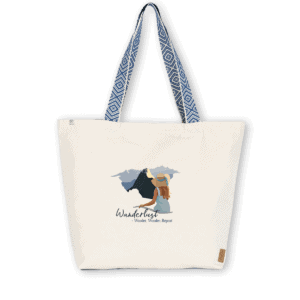 Wanderlust – TOTE BAG XL - Ethnic Blue