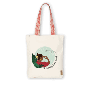 Oh Darling, Let’s Travel – TOTE BAG - Ethnic Red