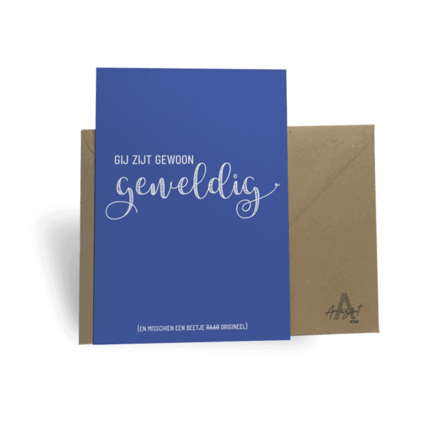 Gij zijt geweldig - CARD