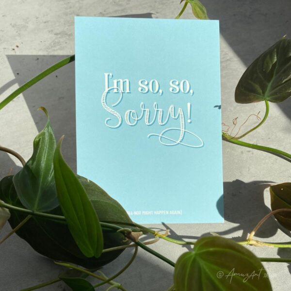 So, So, Sorry - CARD - Image 3