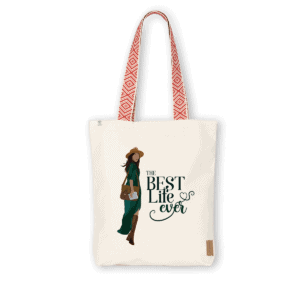 Best Life Ever - TOTE BAG - Ethnic Red