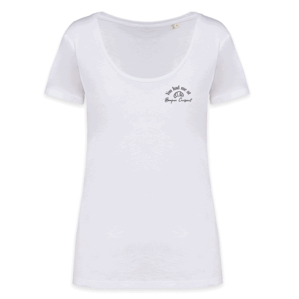 Croissant – T-SHIRT feminine slub