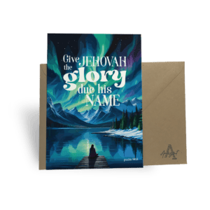 Give Glory yeartext 2025 - CARD