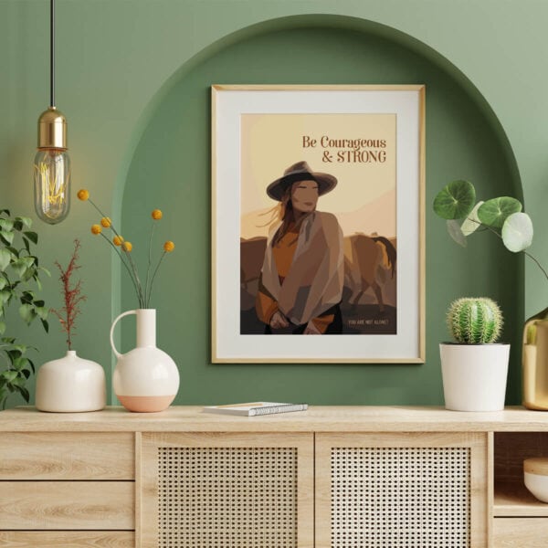 Be Courageous & Strong – POSTER - Image 2