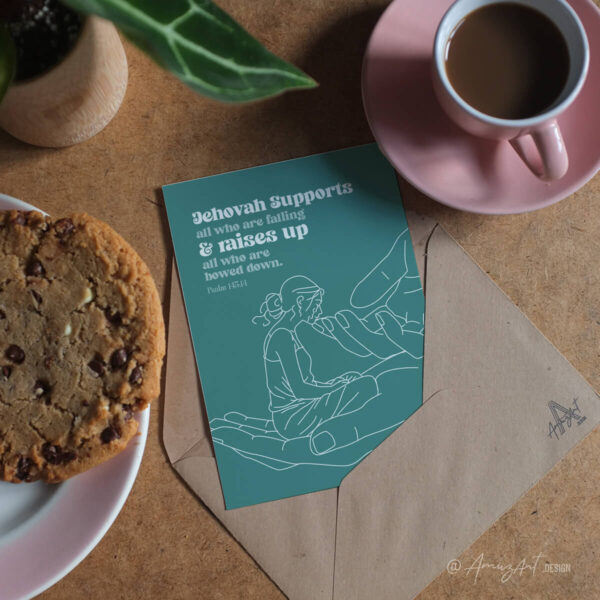 Jehovah Supports & Raises Up - CARD - Image 2